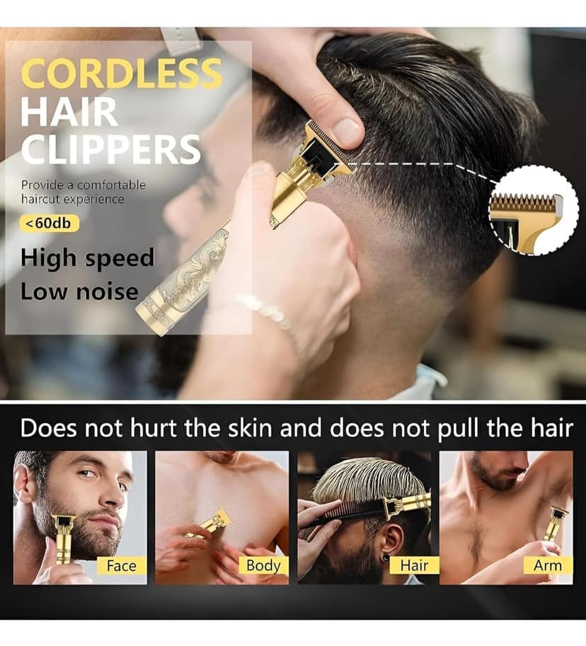 Hair Trimmer,Electric Shaving Machine,Adjustable Blade Clipper,trimmer for men,Body Trimmer,Trimmer Men Beard,Trimmers for man,Professional Shaver For Men T-9261 view 4
