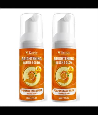 KURAIY Face Wash Soothing Clear Calming Facial Cleanser 150ml pack of 2