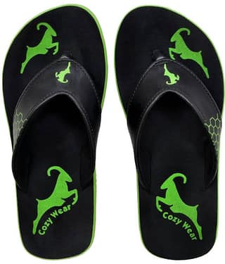 Cozy Wear - Black Men's Thong Flip Flop