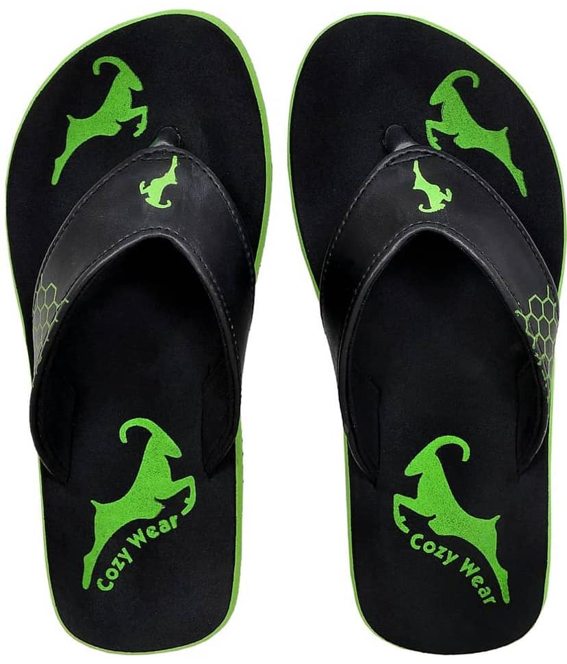 Cozy Wear - Black Men's Thong Flip Flop