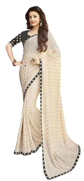 Florence georgette with blouse piece Saree