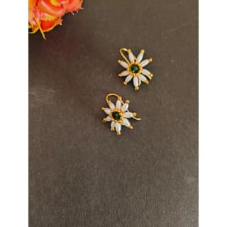 Prajakta Bugadi with Green Crystal