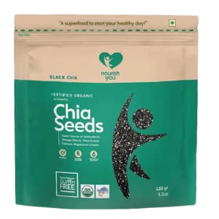 nourish you Raw Black Chia Seeds