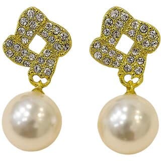 Kimti Diamond Lattice Pearl Drops