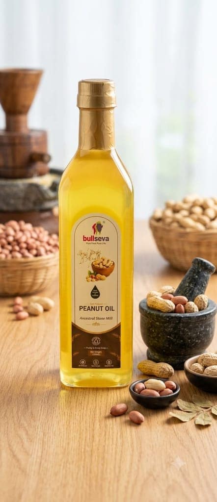 bullseva Cold Pressed Peanut Oil 1L