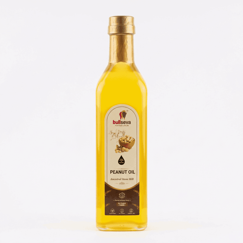 bullseva Cold Pressed Peanut Oil 1L view 4
