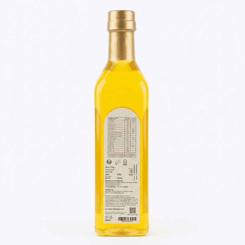 bullseva Cold Pressed Peanut Oil 1L view 5
