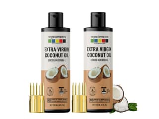 Organix Mantra Extra Virgin Coconut Oil, Cold Pressed Organic Oil ( Pack Of 2) - 240 Millilitre