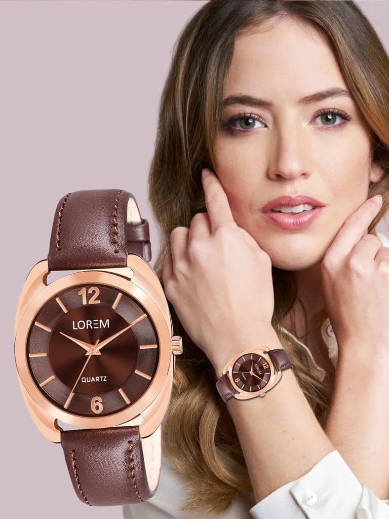 LOREM Stylish Dial Analog Watch for Women-UF view 5