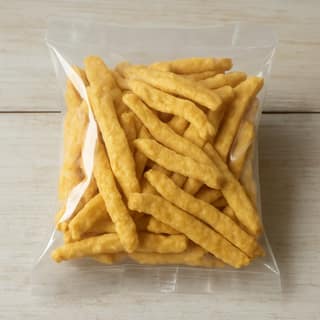 Dhirjiya Retail Store's fafda - crispy indian snack