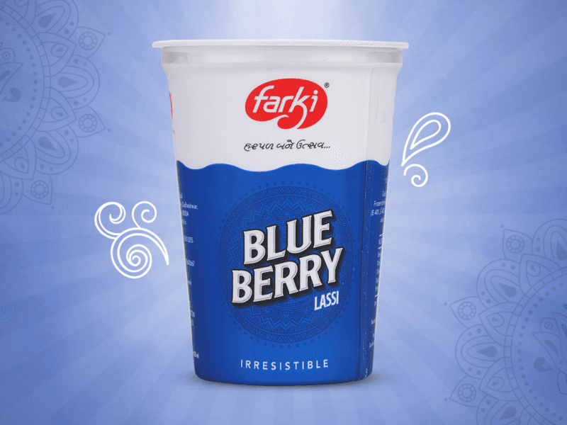 Blueberry lassi (200 ml)