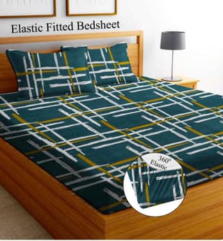 Homdazal Microfibre Abstract Queen Size Multi Color - Multi, Size - Queen