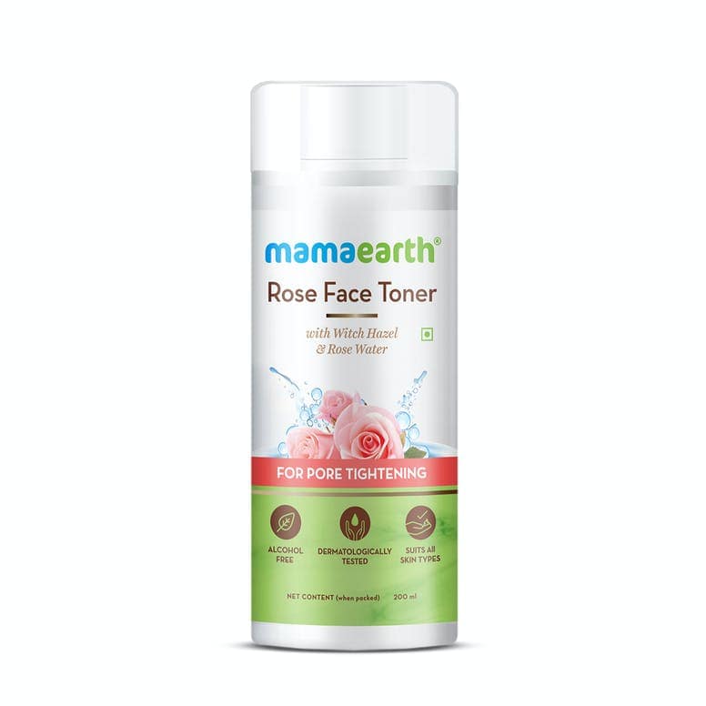 Mamaearth Rose Face Toner with Witch Hazel & Rose Water for Pore Tightening – 200ml view 4