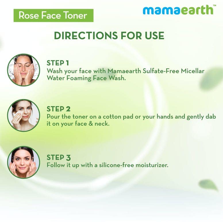 Mamaearth Rose Face Toner with Witch Hazel & Rose Water for Pore Tightening – 200ml view 8