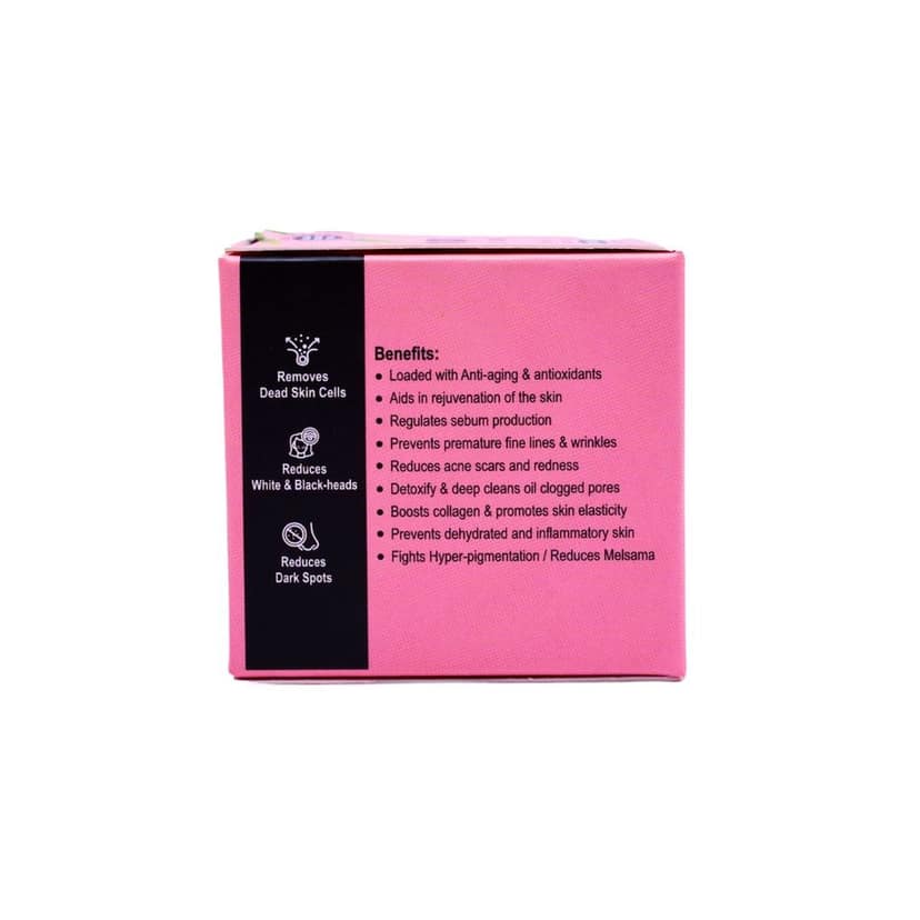 INDUS HEMP GULAB SHAZIRA RUBIA| 4-IN-1 SKIN REFINING EXFOLIATOR MASK / SCRUB/ CLEANSER/TONER | FOR HEALTHY & GLOWING SKIN view 4