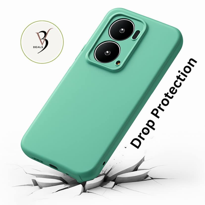 V3Deals Realme P3 5G Back Cover | Shockproof Matte Silicone Case | Camera Bump Protection | Soft Rubberised Slim Mobile Cover for Realme P3 view 4