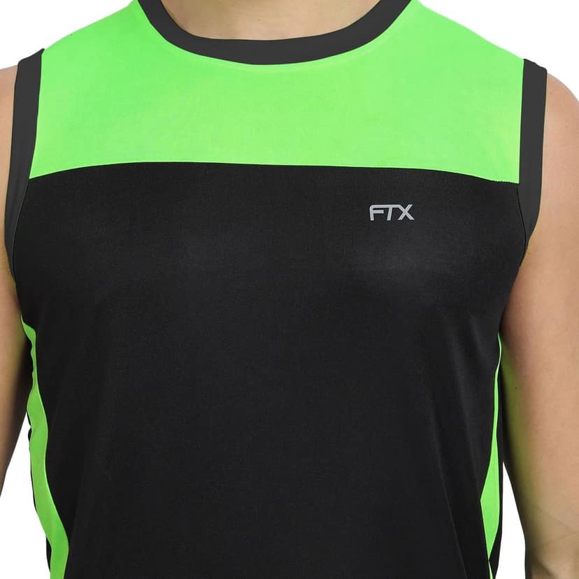 FTX Men Colorblock Round Neck Sleeveless Tshirt view 3