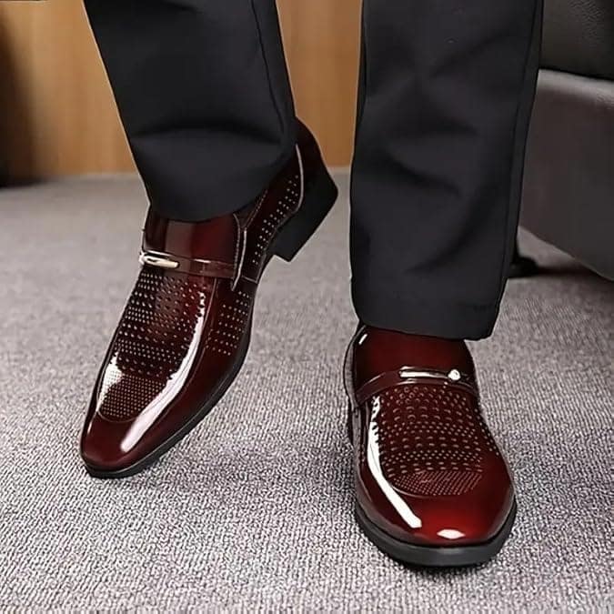 Centrino Mens 9563 Centrino Men Glossy Formal Shoes view 2