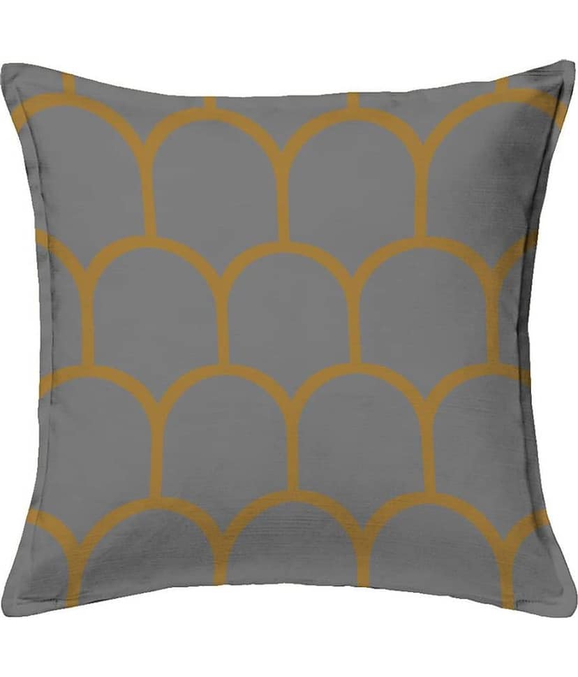 Houzzcode Single Beige Pillow Cover view 2