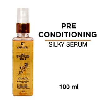 Pre Conditioning Silky Hair Serum | With Mustard, Argan, Lemon & Basil Oils for Frizz Control & Smooth, Silky Hair | Sulfate-Free, Paraben-Free | 100ml