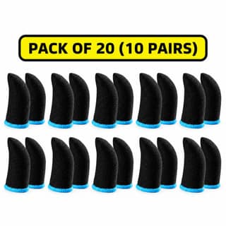 High Sensitivity Gaming Finger Sleeves for Mobile (Pack of 20)
