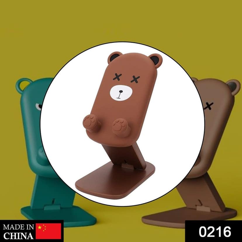 Cute Cartoon Design Multi-Angle Adjustable Foldable Mobile Stand view 3
