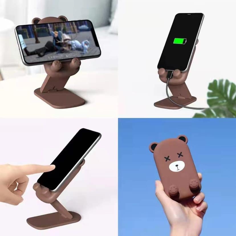 Cute Cartoon Design Multi-Angle Adjustable Foldable Mobile Stand view 7