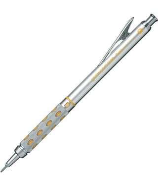 Pentel Graph Gear 1000 Mechanical Drafting Pencil 0.9Mm Yellow (Pg1019) Pencil (Set Of 1, Silver)