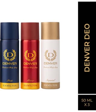 Denver Pride, Imperial & Honour 50 ml Each Deodorant Spray for Men 150 ml ( Pack of 3 )