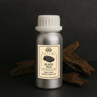 Essent Black Oud Unisex Roll-On Attar 3.38 fl. oz. (100 ml) | Long-Lasting Natural Fragrance | Alcohol-Free Perfume Oil