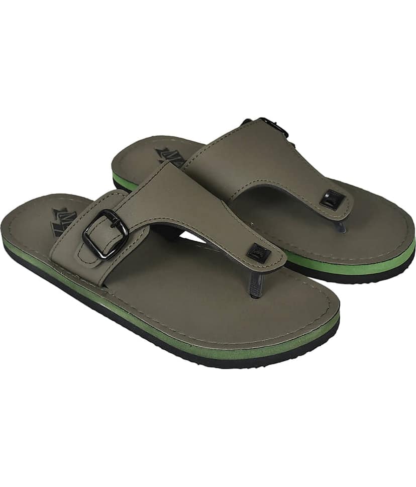 MAAN Green Men's Thong Flip Flop view 2