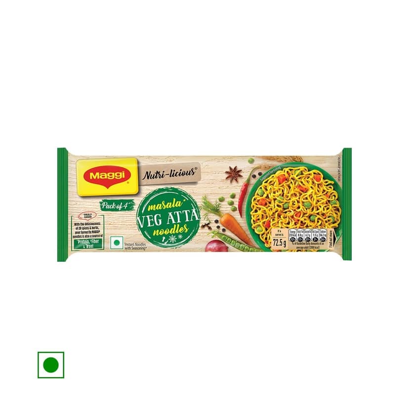 Maggi Nutri-Licious Masala Veg Atta Instant Noodles view 2