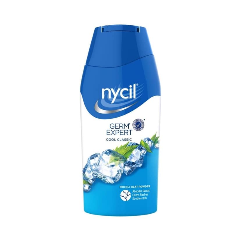 Nycil Cool Classic Prickly Heat Talcum Powder, Pack Of 50Gm, Blue view 4
