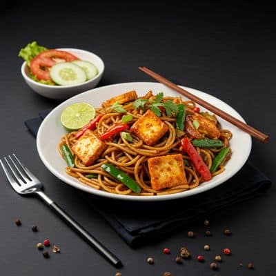 Singapore Paneer Noodles