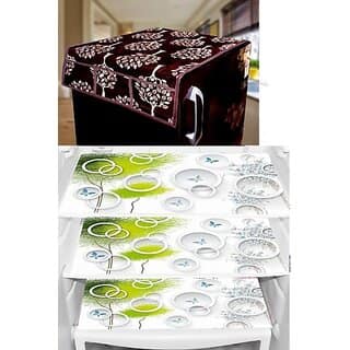 REVEXO Refrigerator Cover (Width: 20 cm, Multicolor)