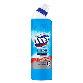 Domex Fresh Guard Disinfectant Toilet Cleaner Liquid, Ocean Fresh, 500Ml, Freshness For 100 Flushes