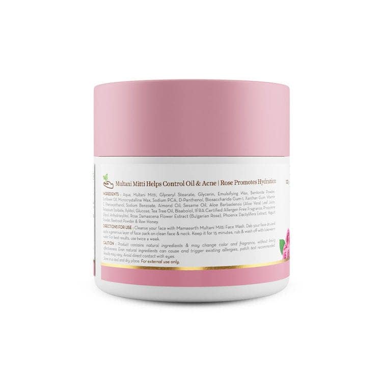 Mamaearth Multani Mitti Face Pack (100 g) + Mamaearth Multani Mitti Face Wash (100ml) PACK of 2 view 4