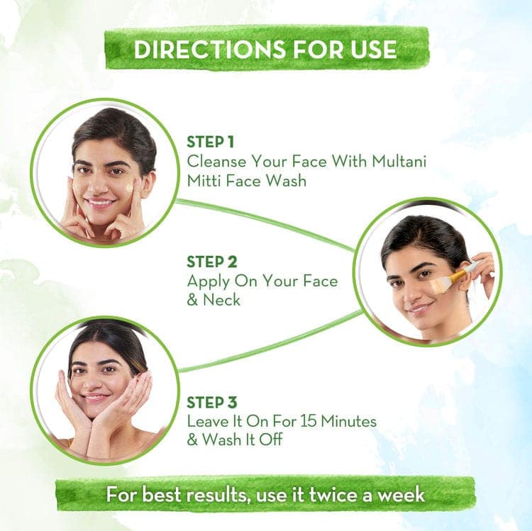Mamaearth Multani Mitti Face Pack (100 g) + Mamaearth Multani Mitti Face Wash (100ml) PACK of 2 view 5