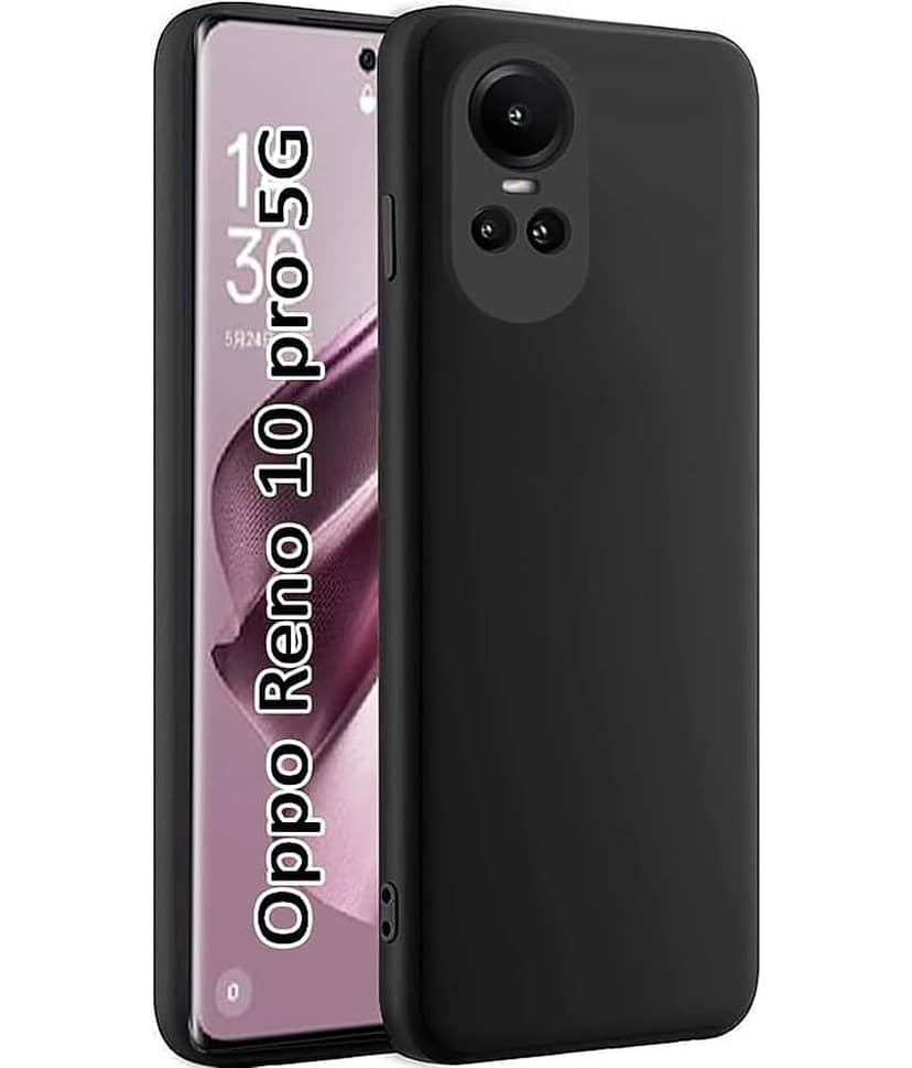 Case Vault Covers - Silicon Soft cases Compatible For Silicon Oppo Reno 10 Pro ( Pack of 1 )