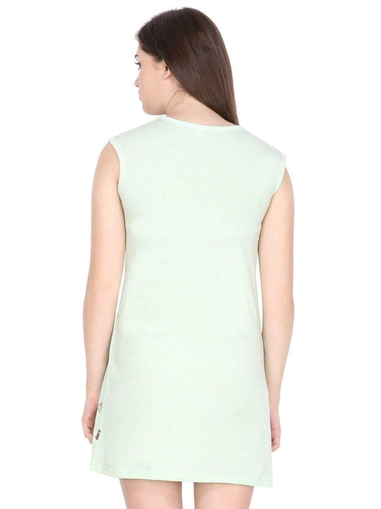 Klamotten Women's Printed Cotton Sleepshirt S09Gs view 5