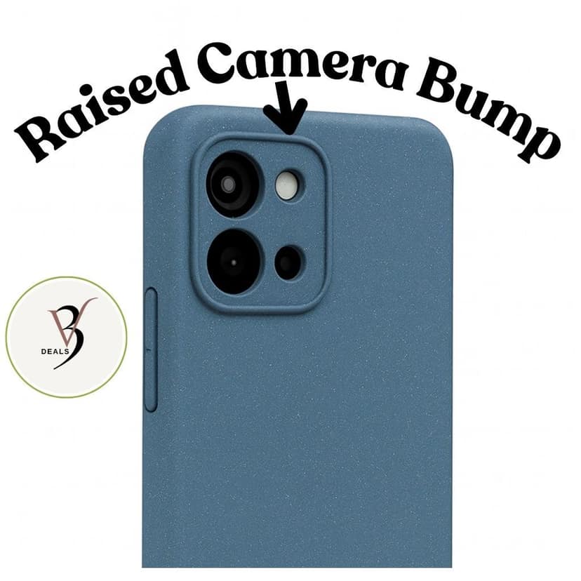 V3Deals Back Cover for Oppo F31 5G Matte Silicone Camera Protection | Slim Fit Shockproof Bumper Cover | Anti-Slip Soft Rubberised Case for Oppo f31 5g Back Cover & Oppo f31 Cover (Black) view 4