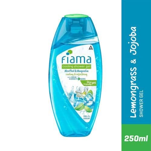 Fiama Cooling Shower Gel - Menthol & Magnolia, 250 ml