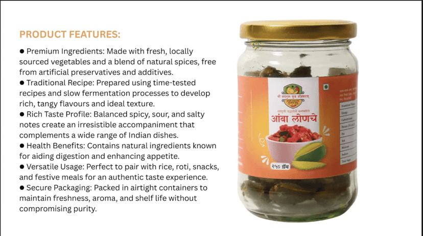 Mango Pickle 250g view 3