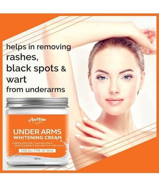 Aromine Underarm Whitening Cream For Dark Underarms Spot Removal- Hand Cream 100 mL