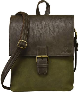 Walrus Green Solid Messenger Bag