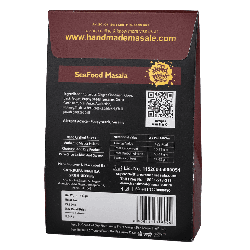 Handmade Masale Seafood Masala - Traditional Taste view 3