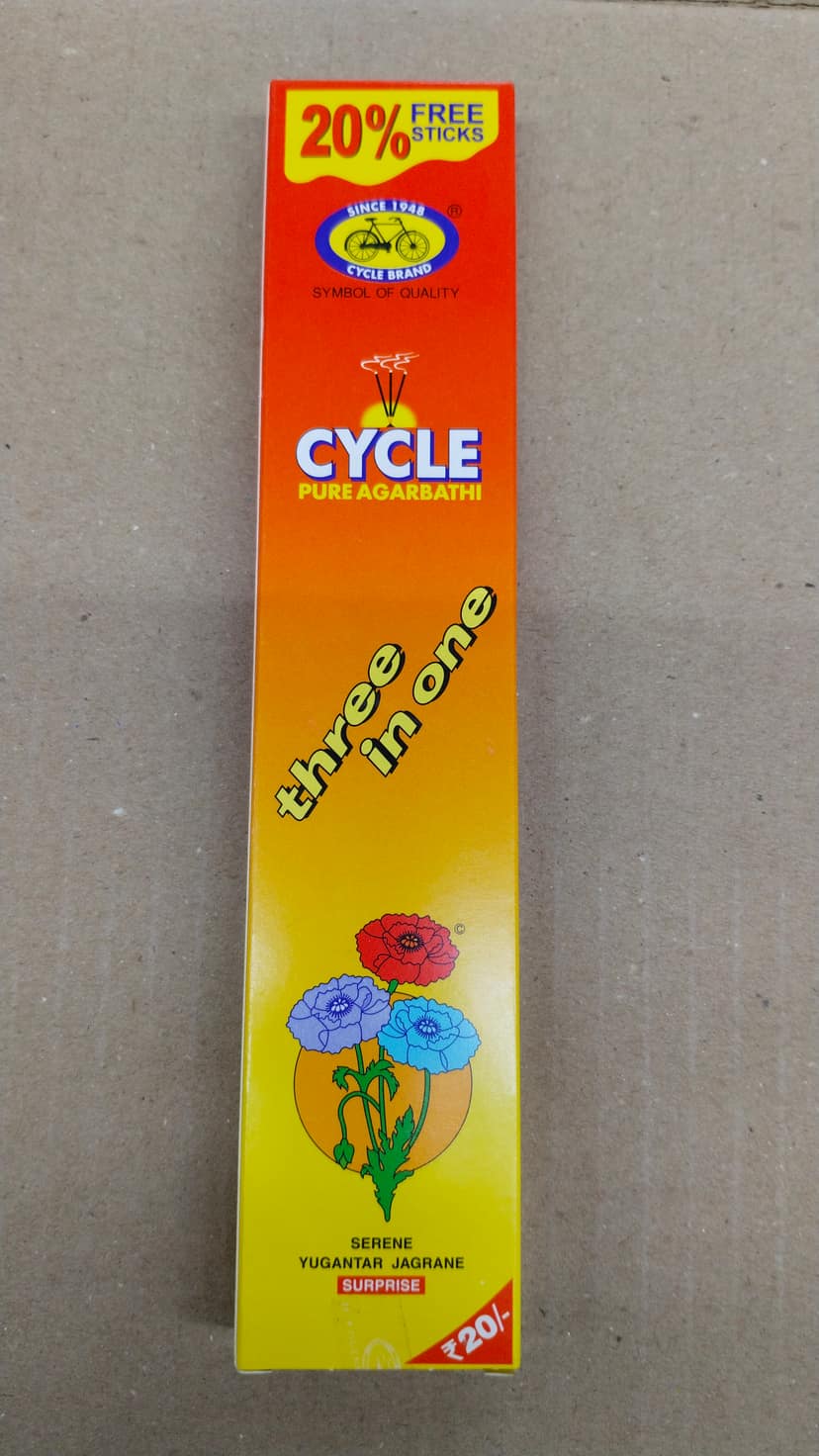 Cycle 3 in 1 agarbathi