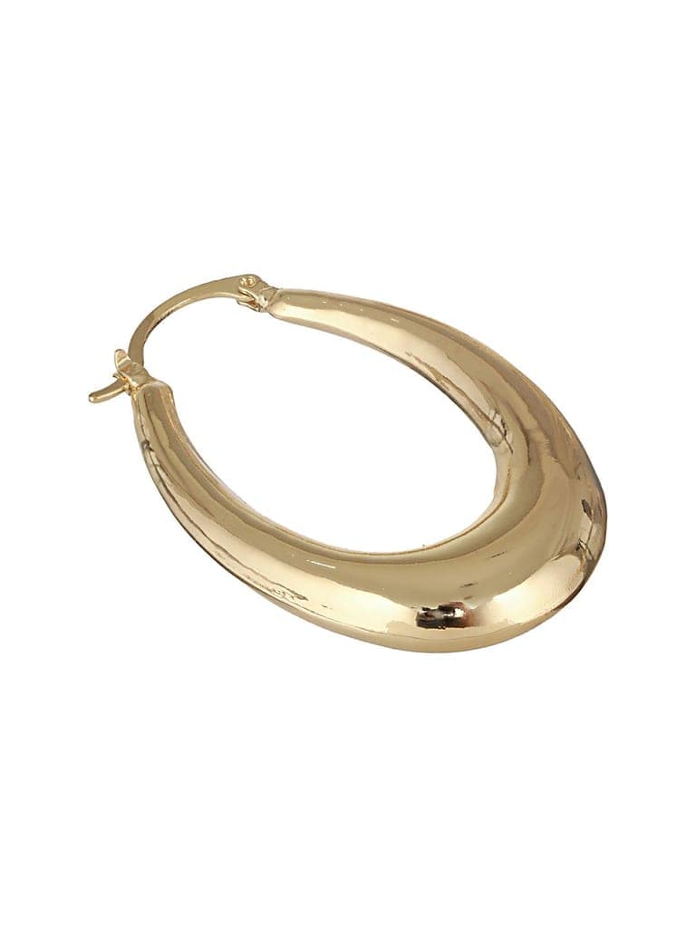 Anti-Tarnish Gold Plated U -Shaped Chunky Hoop Earrings view 7