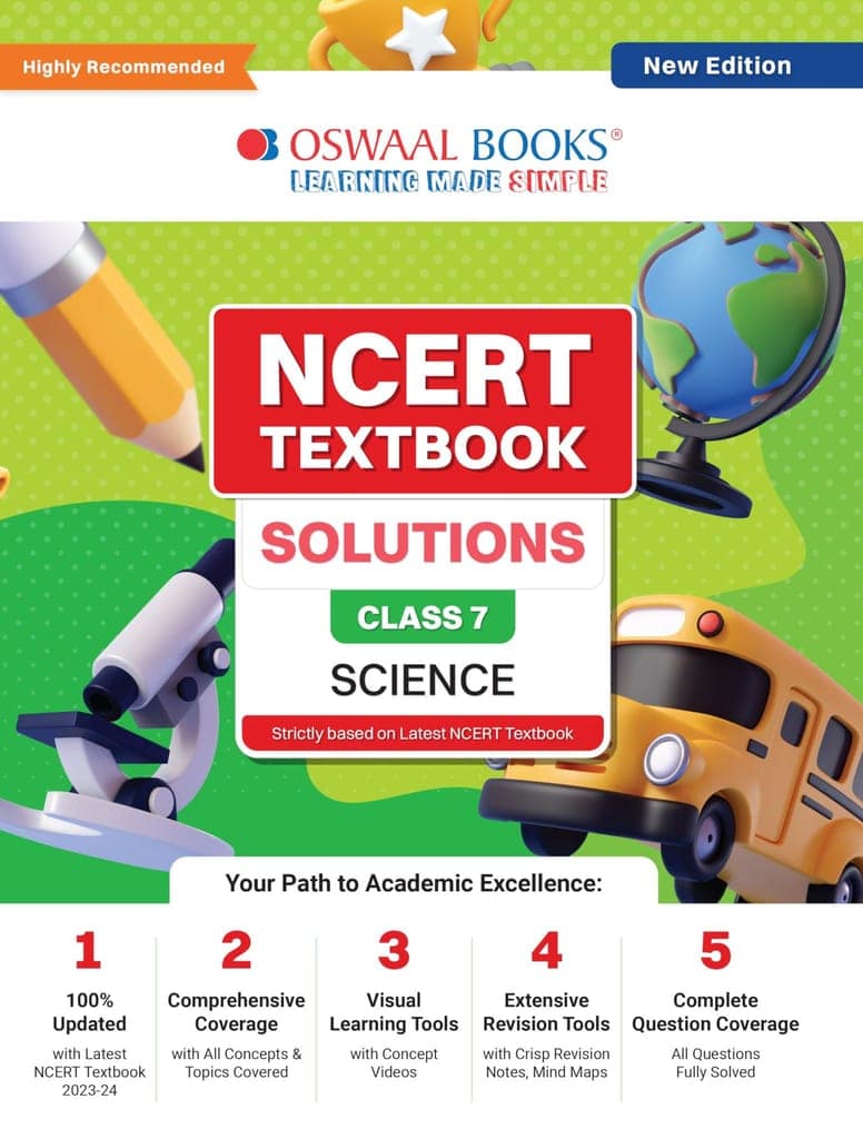 Oswaal NCERT Textbook Solutions Class 7 Science | For 2024 Exam [Paperback] Oswaal Editorial Board