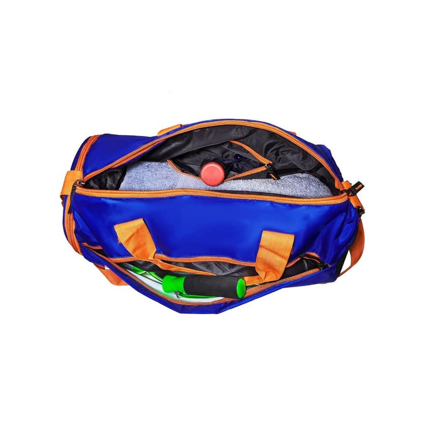 GROUPERS Combo Set of Duffle Polyester Bag with Shaker Bottle-700mllDuffle Bags Travel (Blue 18) view 3